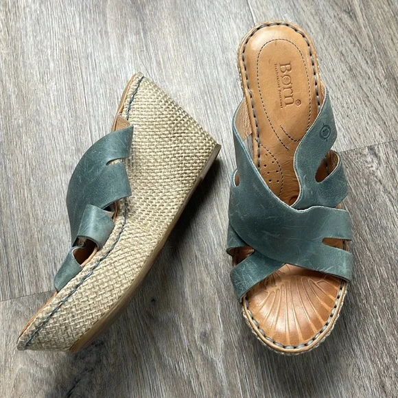 Born Leather Sandals Size 6 - Picture 1 of 13